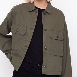 NWT Vans Broadway Military Green Jacket